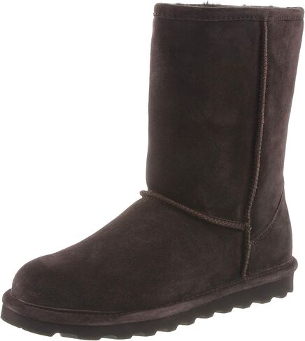 BEARPAW Youth Elle Short Boots | Classic Suede, Youth Slip-On Boot, Comfortable Winter Boot, Multiple Colors in Saudi Arabia