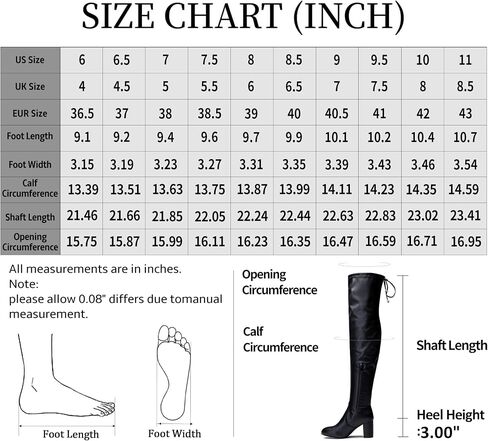 Women's Over the Knee Thigh High Long Boots with Block Heel | Tie-top stretch shaft, inner side zipper and slender high heel, a sleek over-the-knee look for dresses, jeans and parties in Saudi Arabia