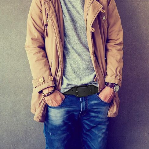 Timberland Men's Casual Leather Belt in Saudi Arabia