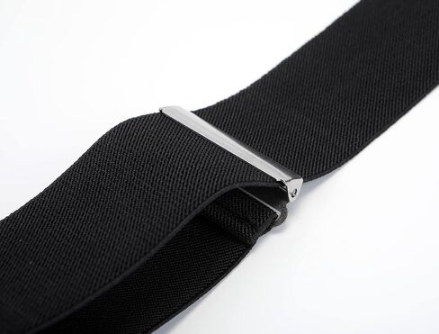 Linemoon Suspenders for Men Heavy Duty, 2 Inch Wide Adjustable Elastic X Back Suspender in Kuwait