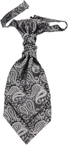 ربطة عنق Hello Tie من الألياف الدقيقة المربوطة مسبقًا من Ascot Ruche Paisley Cravats للرجال in Kuwait