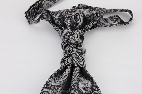 ربطة عنق Hello Tie من الألياف الدقيقة المربوطة مسبقًا من Ascot Ruche Paisley Cravats للرجال in Kuwait