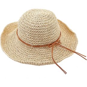 Urban CoCo Women's Wide Brim Caps Foldable Summer Beach Sun Straw Hats