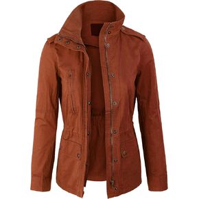KOGMO Womens Military Anorak Safari Jacket with Pockets in Saudi Arabia