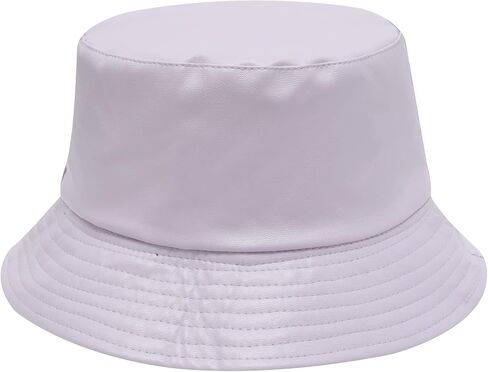 ZLYC PU Leather Bucket Hat for Women Men Waterproof Rain Hat Fishmen Cap in Saudi Arabia