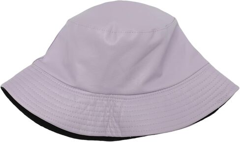 ZLYC PU Leather Bucket Hat for Women Men Waterproof Rain Hat Fishmen Cap in Saudi Arabia