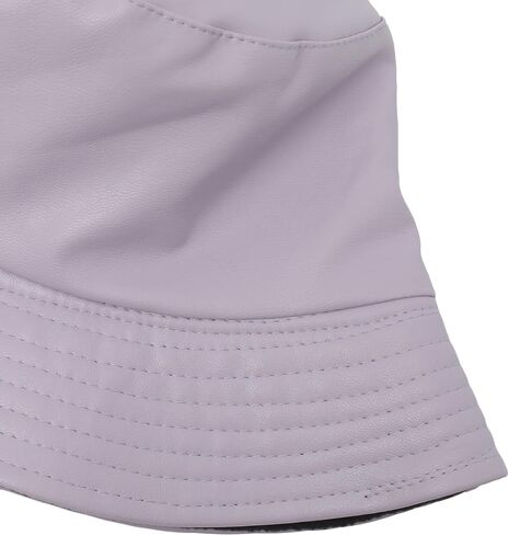 ZLYC PU Leather Bucket Hat for Women Men Waterproof Rain Hat Fishmen Cap in Saudi Arabia