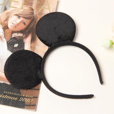 Christmas Mouse Ears Headband Sequins Bow Hair Hoop Snowflakes Hair Accessories for Women Girls Cosplay Winter Christmas Party Supplies Accessories Red Green in Saudi Arabia