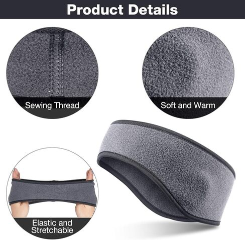 6 قطع من عصابات الرأس لتدفئة الأذن الشتوية للأطفال من الصوف الدافئ للأذنين للرياضة الخارجية، 4-12 سنة in Kuwait