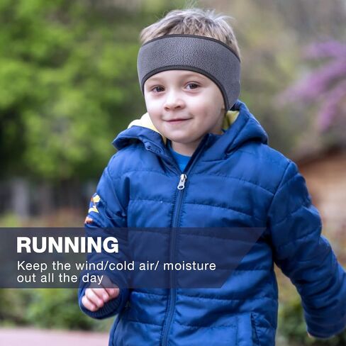 6 قطع من عصابات الرأس لتدفئة الأذن الشتوية للأطفال من الصوف الدافئ للأذنين للرياضة الخارجية، 4-12 سنة in Kuwait