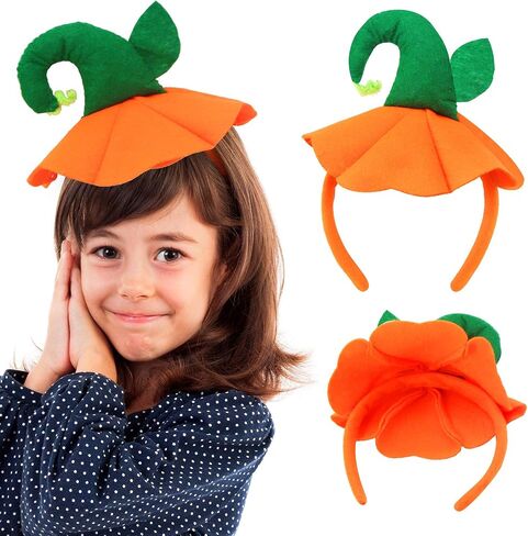 Farochy Halloween Pumpkin Headband Pumpkin Hats Headband Halloween Costume in Saudi Arabia