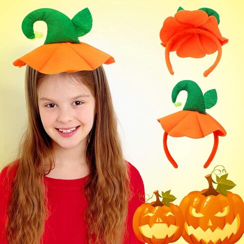 Farochy Halloween Pumpkin Headband Pumpkin Hats Headband Halloween Costume in Saudi Arabia