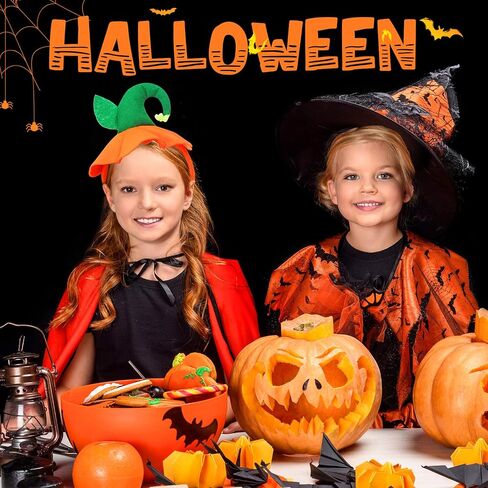 Farochy Halloween Pumpkin Headband Pumpkin Hats Headband Halloween Costume in Saudi Arabia