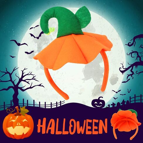 Farochy Halloween Pumpkin Headband Pumpkin Hats Headband Halloween Costume in Saudi Arabia