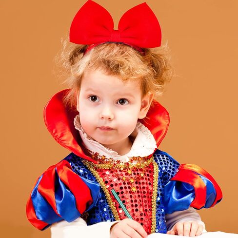 القوس عقال الأحمر Bowknot عقال عيد الميلاد القوس الكبير الشعر هوب لطيف الفتيات الاطفال الطرف الديكور غطاء الرأس عيد الميلاد تأثيري حلي أغطية الرأس ماكياج الهالوين اليدوية خوذة الشعر الفرقة مرونة إكسسوارات الشعر in Kuwait