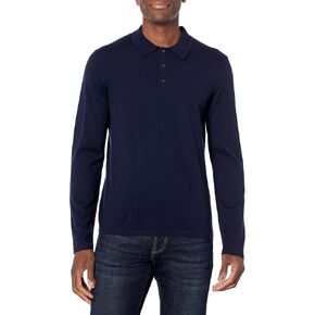 Vince Men's Merino L/S Polo in Saudi Arabia