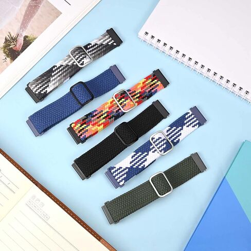 BISONSTRAP Nylon Watch Bands, Adjustable Braided Loop Straps for Men and Women, 16mm 18mm 19mm 20mm 22mm for Choice in Saudi Arabia