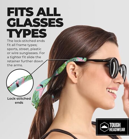 حزام النظارات الشمسية العائمة لأغطية الرأس - حزام النظارات الشمسية من النيوبرين - مثبتات النظارات الشمسية وحامل النظارات - أشرطة النظارات المصنوعة من النيوبرين in Kuwait
