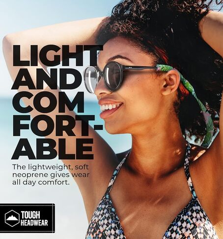 حزام النظارات الشمسية العائمة لأغطية الرأس - حزام النظارات الشمسية من النيوبرين - مثبتات النظارات الشمسية وحامل النظارات - أشرطة النظارات المصنوعة من النيوبرين in Kuwait