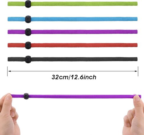 Yolev 5 PCS Adjustable Eyeglass Strap, Sunglasses Strap, Sports Glasses Band, Eye Glasses String Strap Around the Neck for Kids and Adult in Saudi Arabia