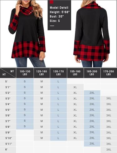 Miusey Women's Long Sleeve Cowl Neck Form Fitting Casual Tunic Top Blouse in Kuwait