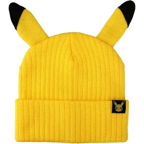 Bioworld Pokemon Pikachu Inspired Yellow Cuff Beanie in Kuwait