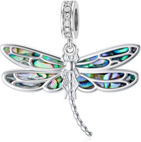 PELOVNY Dragonfly Music Charm Bead for Bracelet S925 Sterling Silver Music Note Dragonfly Bracelet Charm Dragonfly Jewelry for Women in Saudi Arabia