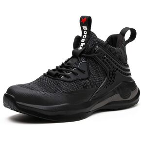 SYLPHID Steel Toe Boots for Men Safety Shoes for Women Work Sneakers Slip Resistant in Kuwait