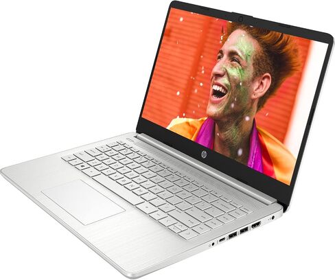 أحدث كمبيوتر محمول HP 14 لعام 2022، شاشة HD IPS مقاس 14 بوصة، معالج AMD Ryzen 3 3250U، رسومات AMD Radeon، ذاكرة الوصول العشوائي 32 جيجابايت، 1 تيرابايت SSD، USB من النوع C، HDMI، عمر بطارية طويل يصل إلى 10 ساعات، Windows 11 + قطعة قماش من الألياف الدقيقة in Kuwait