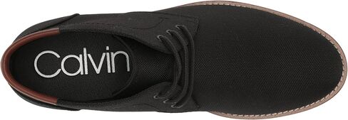 Calvin Klein Men's ALORY Chukka Boot, Black/Tan, 9 in Saudi Arabia