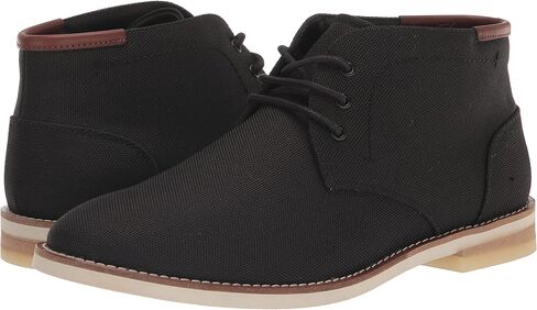 Calvin Klein Men's ALORY Chukka Boot, Black/Tan, 9 in Saudi Arabia