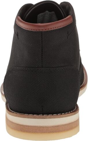 Calvin Klein Men's ALORY Chukka Boot, Black/Tan, 9 in Saudi Arabia