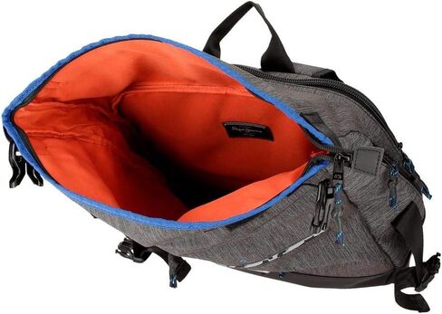 Pepe Jeans Lapel Backpack, Grey in Saudi Arabia