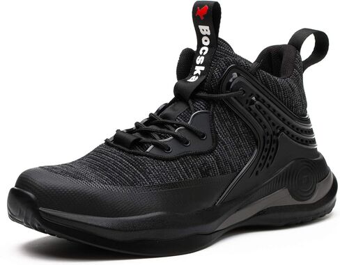 SYLPHID Steel Toe Boots for Men Safety Shoes for Women Work Sneakers Slip Resistant in Kuwait