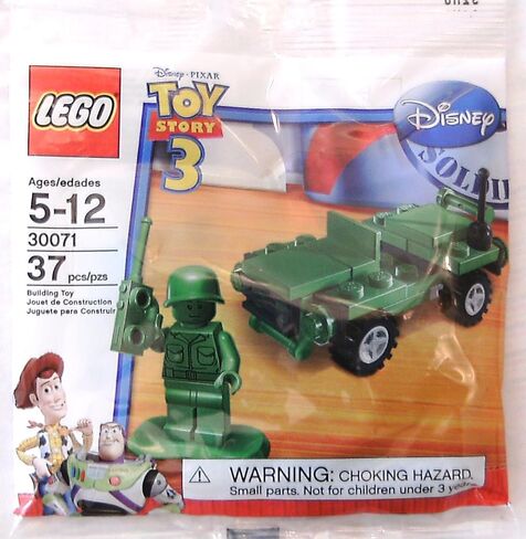 LEGO Toy Story 3 ARMY MAN & JEEP Minifigure Bag 30071 (37 pieces) in Saudi Arabia