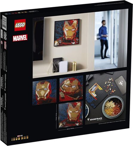 LEGO Art Marvel Studios Iron Man 31199 Building Kit for Adults; A Creative Wall Art Set Featuring Iron Man That Makes an Awesome Gift (3,167 Pieces) in Saudi Arabia