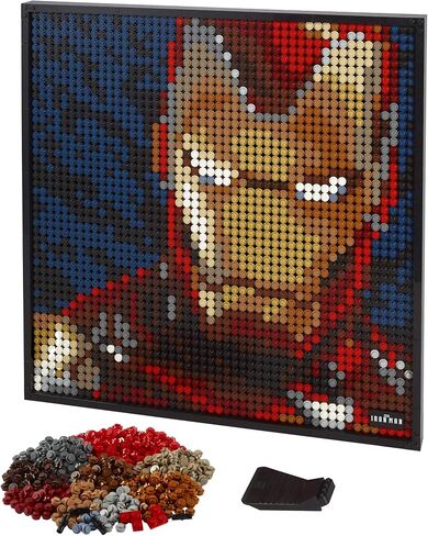 LEGO Art Marvel Studios Iron Man 31199 Building Kit for Adults; A Creative Wall Art Set Featuring Iron Man That Makes an Awesome Gift (3,167 Pieces) in Saudi Arabia