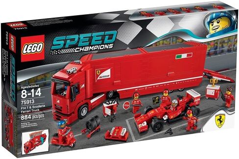 ليجو 75913 سبيد شاميون F14 T و شاحنة سكوديريا فيراري in Saudi Arabia