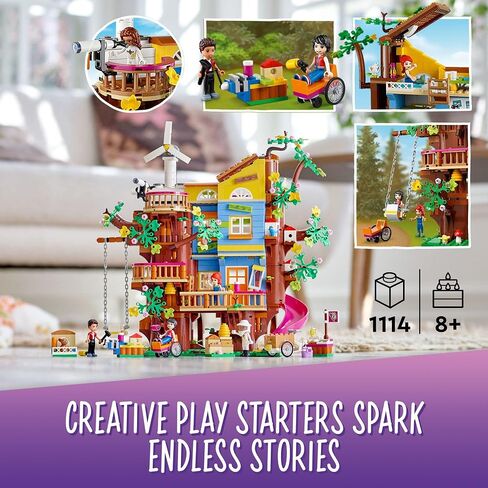 LEGO Friends Friendship Tree House 41703 Building Toy Set for Kids, Girls, and Boys Ages 8+ (1114 Pieces) in Saudi Arabia