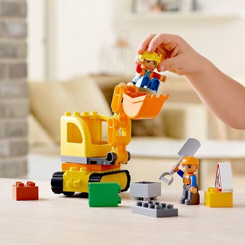 LEGO DUPLO Town Truck & Tracked Excavator 10812 Dump Truck and Excavator Kids Construction Toy with DUPLO Construction Worker Figures in Saudi Arabia