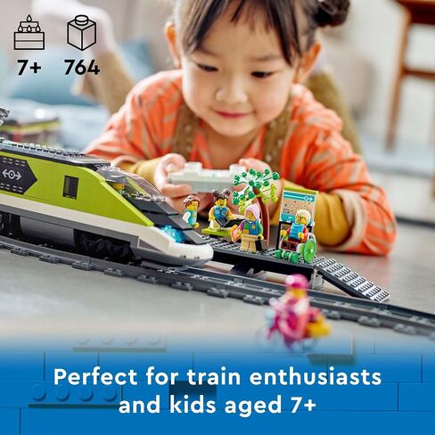 LEGO City Express Passenger Train 60337 Building Toy Set with Powered Up Technology for Boys, Girls, and Kids Ages 7+ (764 Pieces) in Kuwait