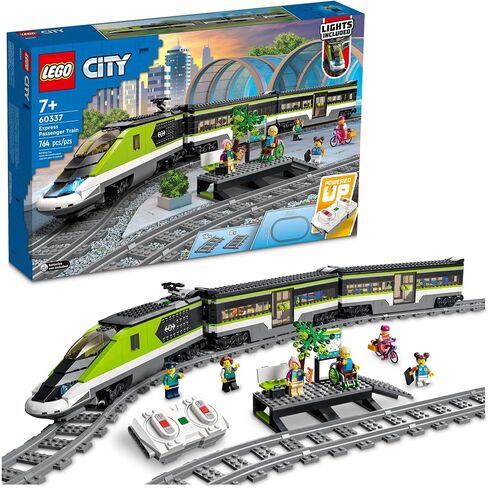 LEGO City Express Passenger Train 60337 Building Toy Set with Powered Up Technology for Boys, Girls, and Kids Ages 7+ (764 Pieces) in Kuwait