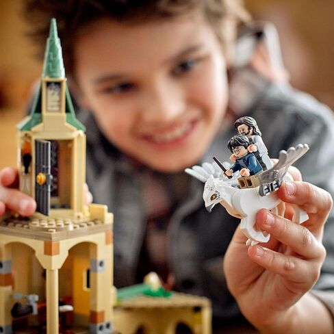 LEGO Harry Potter Hogwarts Courtyard: Sirius’s Rescue 76401 Building Toy Set from Prisoner of Azkaban Movie Featuring Hermione Granger and Sirius Black for Kids, Girls, and Boys Ages 8+ (345 Pieces) in Saudi Arabia