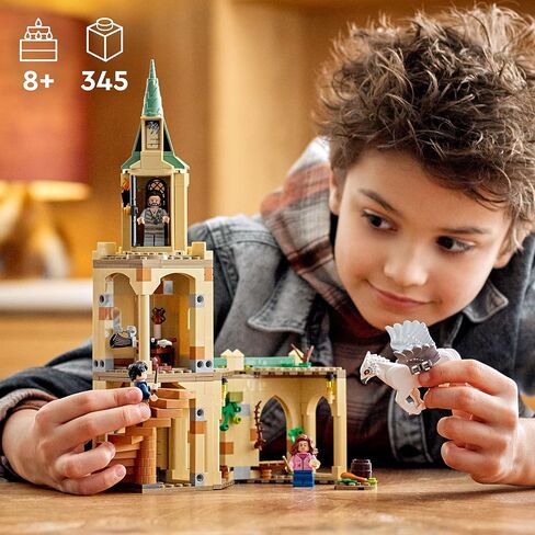 LEGO Harry Potter Hogwarts Courtyard: Sirius’s Rescue 76401 Building Toy Set from Prisoner of Azkaban Movie Featuring Hermione Granger and Sirius Black for Kids, Girls, and Boys Ages 8+ (345 Pieces) in Saudi Arabia