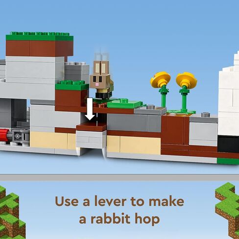 LEGO Minecraft The Rabbit Ranch 21181 Building Kit; Toy Bunny House Playset; Gift for Kids and Players Aged 8+ (340 Pieces) in Saudi Arabia