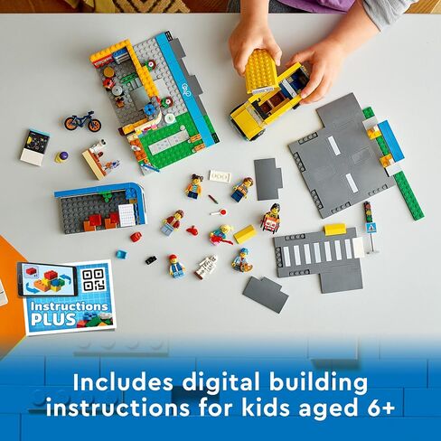 LEGO City School Day 60329 Building Kit; Toy School Playset with 2 City TV Characters, for Kids Aged 6 and up (433 Pieces) in Saudi Arabia