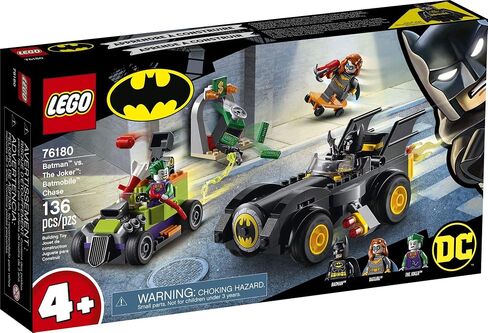 LEGO DC Batman: Batman vs. The Joker: Batmobile Chase Building Toy; Includes Batman, Batgirl and The Joker Minifigures Plus Buildable Batmobile and Hot Rod, New 2021 (136 Pieces), Multi Color in Saudi Arabia
