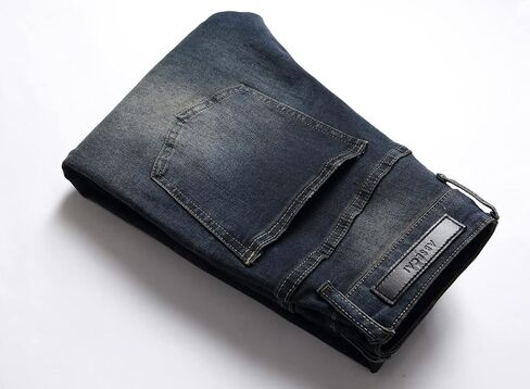 ABSECAI Men's Ripped Jeans Slim Fit Skinny Stretch Jeans Pant in Saudi Arabia