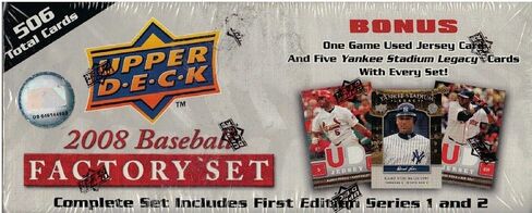 2008 Upper Deck Baseball Factory Sealed "First Edition" Series 500 Card Set in Saudi Arabia