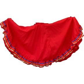 Folklorico Half Cirlce Skirts, Falda Profesional de Medio Vuelo, Womens Skirt One Size Waist in Saudi Arabia